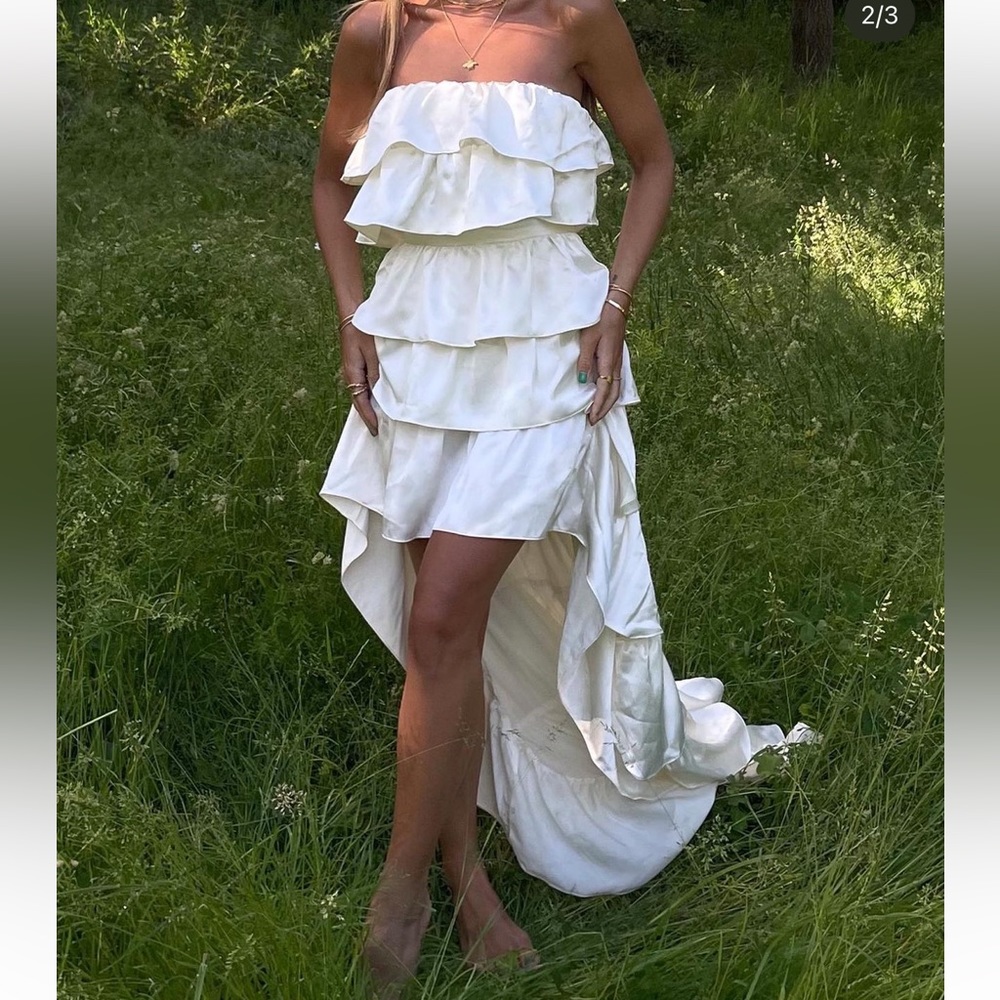 WeWoreWhat Tiered Ruffle Dress-NWOT